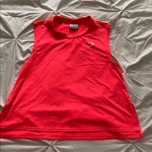 Small gymshark training midi tank- pink